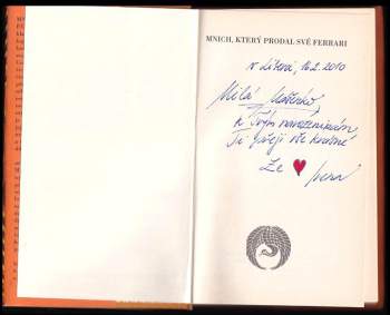 Robin S Sharma: Mnich, který prodal své ferrari
