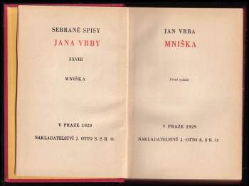 Jan Vrba: Mniška