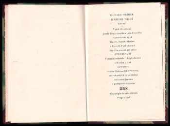 Richard Weiner: Mnoho nocí