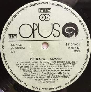 Peter Lipa: Moanin'