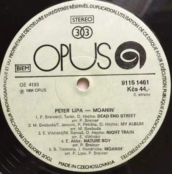 Peter Lipa: Moanin'