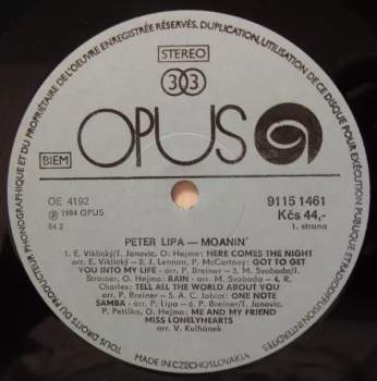 Peter Lipa: Moanin'