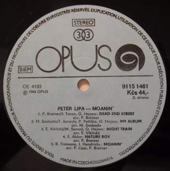 Peter Lipa: Moanin'