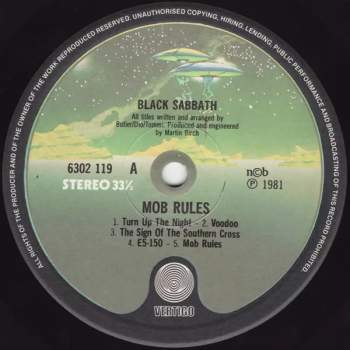Black Sabbath: Mob Rules