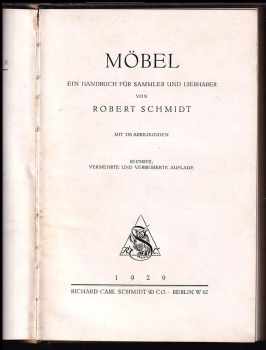 Robert Schmidt: Möbel Band V