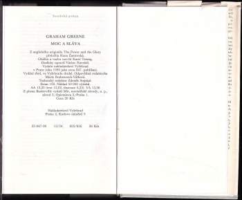 Graham Greene: Moc a sláva