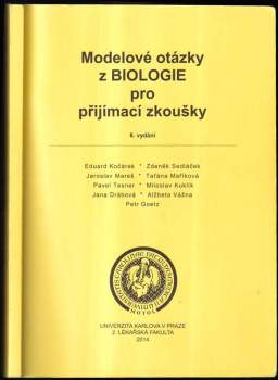 Modelové otázky z biologie pro přijímací zkoušky