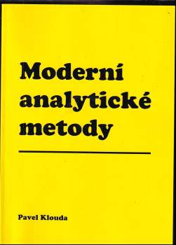 Pavel Klouda: Moderní analytické metody