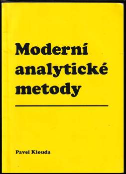 Pavel Klouda: Moderní analytické metody