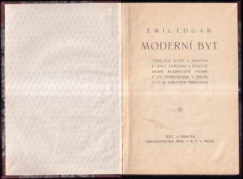 Emil Edgar: Moderní byt