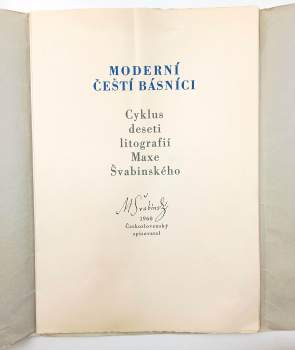 Jiří Brabec: Moderní čeští básníci