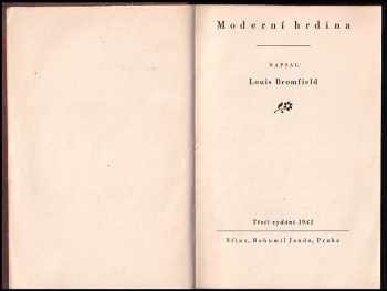 Louis Bromfield: Moderní hrdina