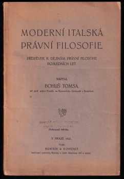 Moderní italská právní filosofie