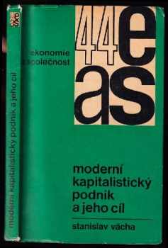 Moderní kapitalistický podnik a jeho cíl