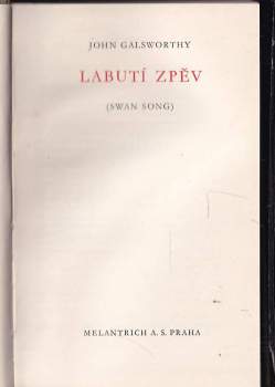 John Galsworthy: Stříbrná lžička