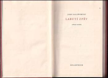John Galsworthy: Moderní komedie