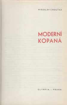Moderní kopaná