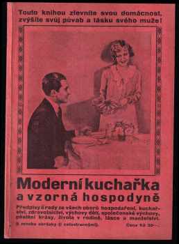 Moderní kuchařka a vzorná hospodyně