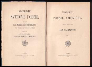 Moderní poesie americká 1 + 2 KOMPLET SVÁZÁNO V JEDNOM SVAZKU