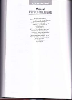 Grahame Hill: Moderní psychologie