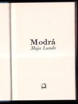 Maja Lunde: Modrá