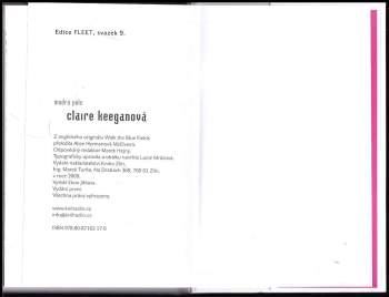 Claire Keegan: Modrá pole