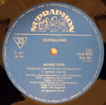Marie De Saint-Exupéry: Modrá Růže