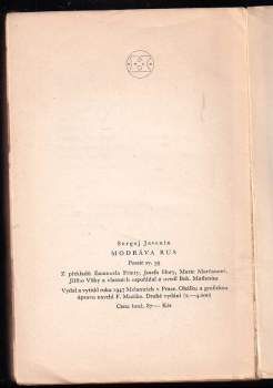 Sergej Aleksandrovič Jesenin: Modravá Rus