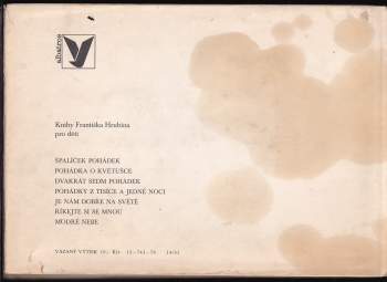 František Hrubín: Modré nebe