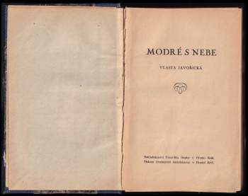 Vlasta Javořická: Modré s nebe