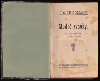 Vlasta Javořická: Modré zvonky