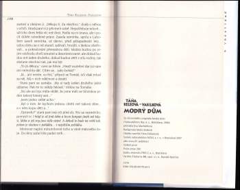 Táňa Keleová-Vasilková: Modrý dům