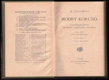 Arthur Conan Doyle: Modrý korund