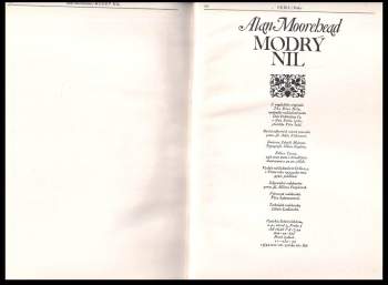 Alan Moorehead: Modrý Nil