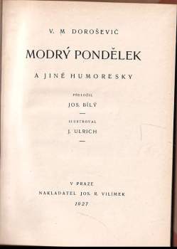 Vlas Michajlovič Doroševič: Modrý pondělek a jiné humoresky
