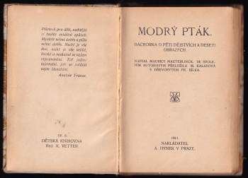 Maurice Maeterlinck: Modrý pták