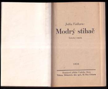 Jožka Vaňhara: Modrý stihač