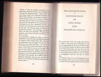 Mohr und General - Erinnerungen an Marx und Engels