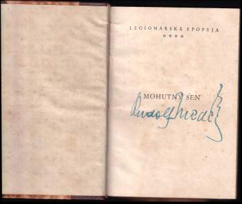 Rudolf Medek: Mohutný sen