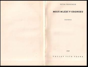 Peter Freuchen: Moje mládí v Gronsku
