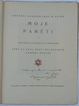 Radola Gajda: Moje paměti