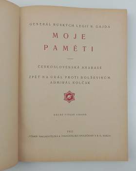 Radola Gajda: Moje paměti