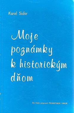 Moje poznámky k historickým dňom