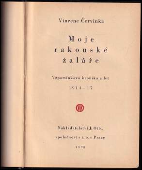 Vincenc Červinka: Moje rakouské žaláře