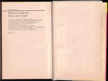 Karel Čapek: Moji milí bratři