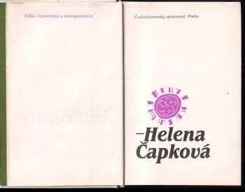 Helena Čapková: Moji milí bratři