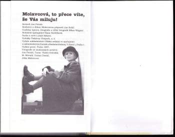 Jitka Molavcová: Molavcová, to přece víte