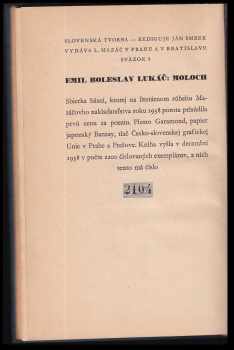 Emil Boleslav Lukáč: Moloch
