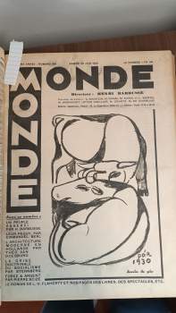 Henri Barbusse: Monde KONVOLUT 50 ČÍSEL
