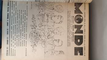 Henri Barbusse: Monde KONVOLUT 38 ČÍSEL